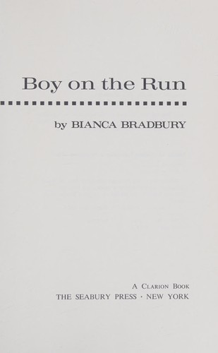 Cover for Boy on the run