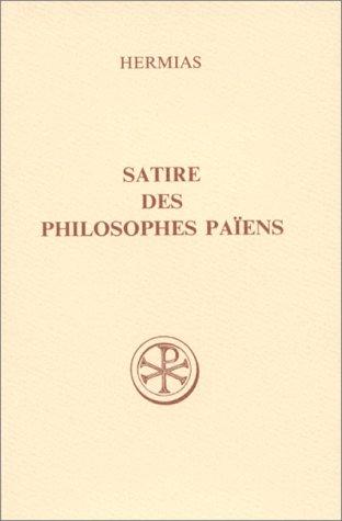 Cover for Satire des philosophes païens
