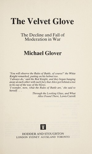 Cover for The velvet glove