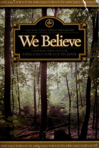 Cover for We believe