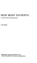 Cover for How many patients?