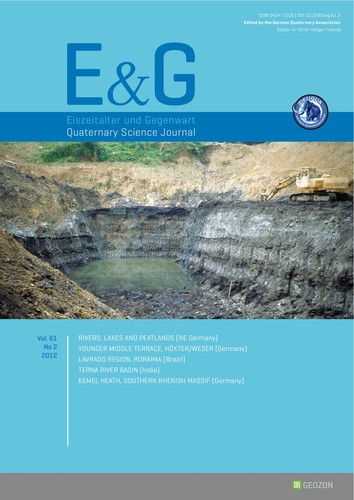 Cover for E&G - Quaternary Science Journal Vol. 61 No 2