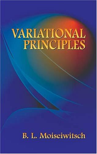 Cover for Variational principles