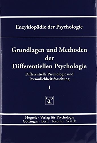 Cover for Grundlagen und Methoden der differentiellen Psychologie