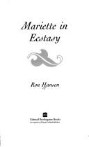 Cover for Mariette in ecstasy