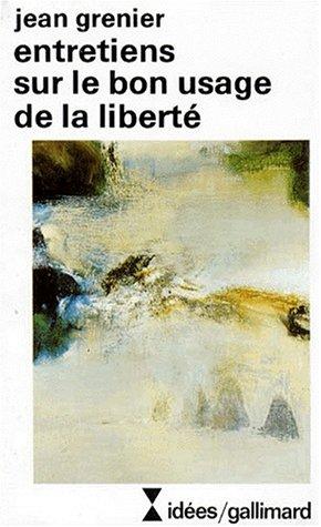 Cover for Entretiens sur le bon usage de la liberté