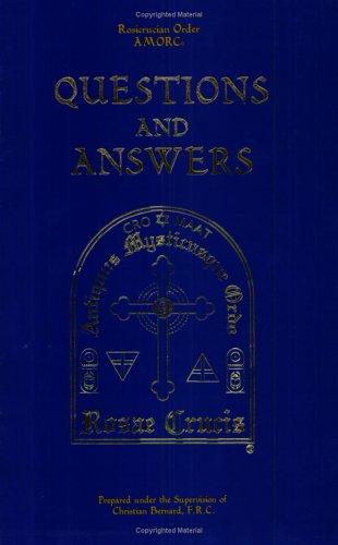 Cover for Rosicrucian Questions and Answers