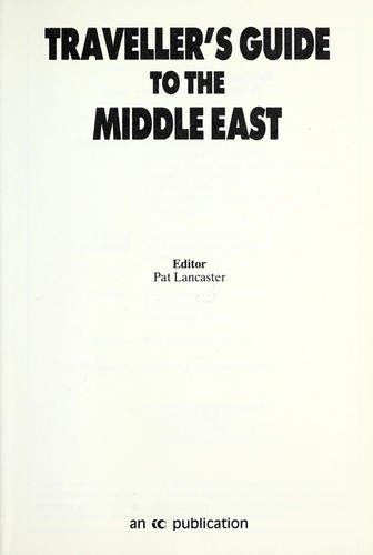 Cover for Traveller's Guide to the Middle East