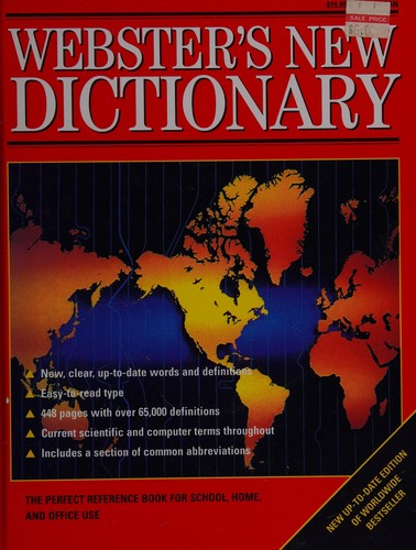 Cover for Websters New Dictionary Up to Date Edition
