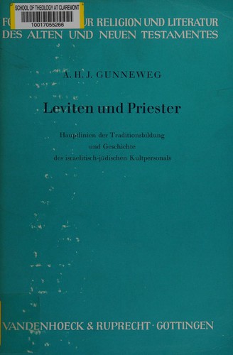 Cover for Leviten und Priester