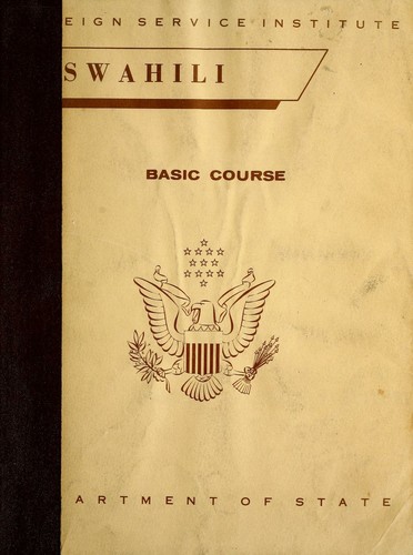 Cover for Swahili basic course