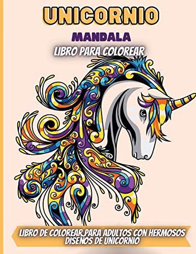 Cover for Unicornio Mandala Libro Para Colorear