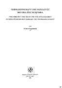 Cover for Verwandtschaft und Sozialität bei den Jēnu Kur̲umba