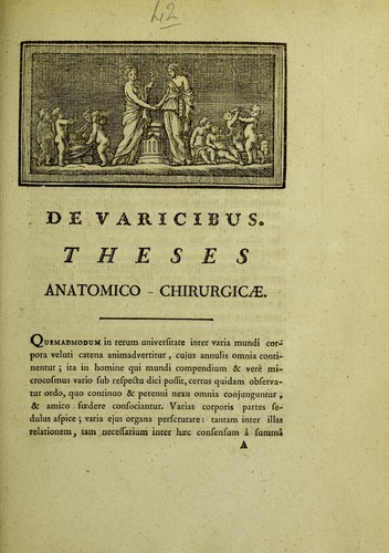 Cover for De varicibus