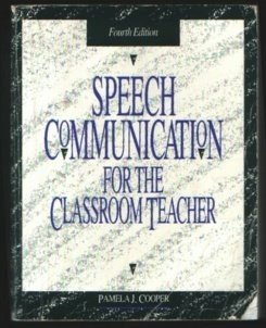 Cover for Speech communication for the classroom teacher
