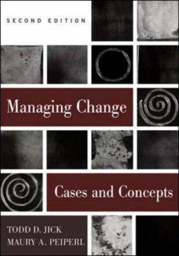 Cover for Managing Change