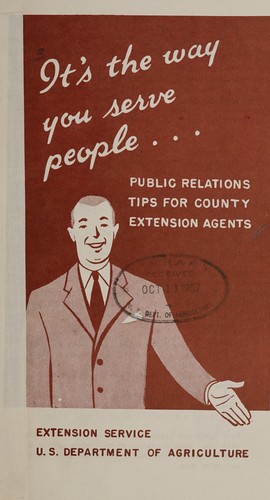 Cover for It's the way you serve people