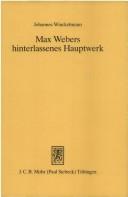 Cover for Max Webers hinterlassenes Hauptwerk