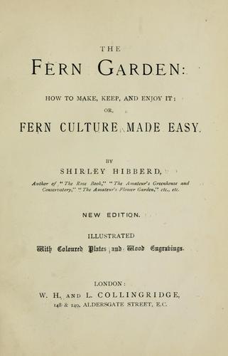 Cover for The fern garden