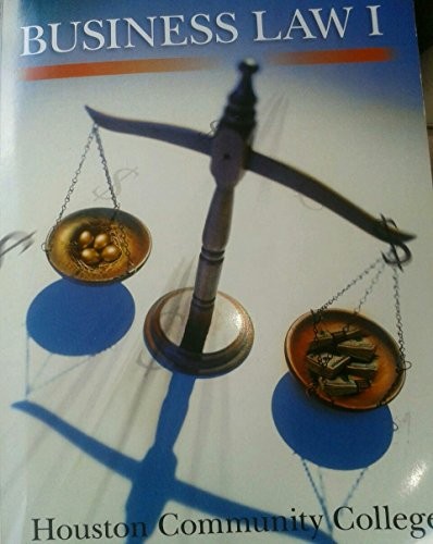 Cover for Business Law I