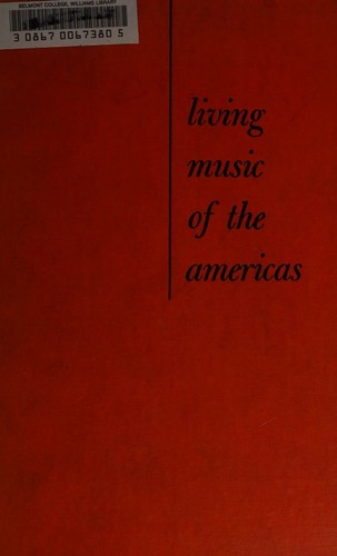 Cover for Living music of the Americas