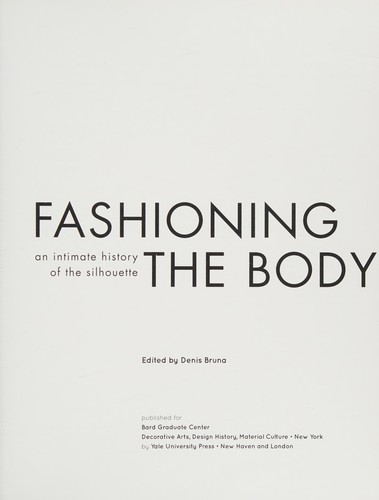 Cover for Fashioning the body