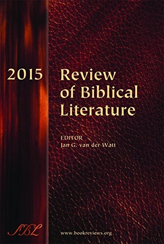 Cover for Review of Biblical Literature, 2015