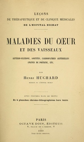 Cover for Maladies du coeur et des vaisseaux