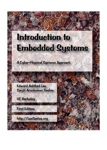 Cover for Introduction to embedded systems