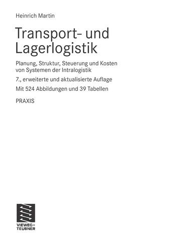 Cover for Transport- und Lagerlogistik