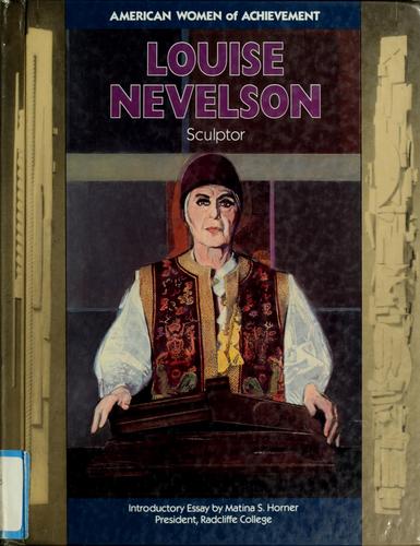 Cover for Louise Nevelson