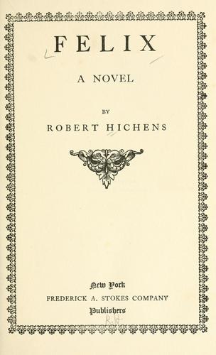 Cover for Felix