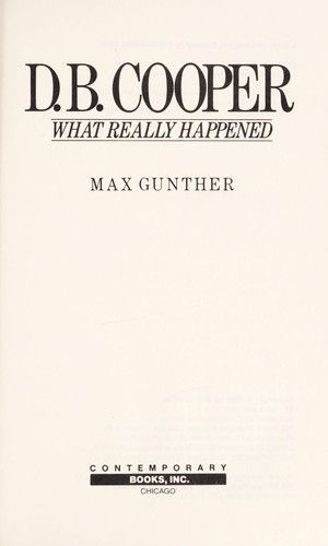 Cover for D.B. Cooper