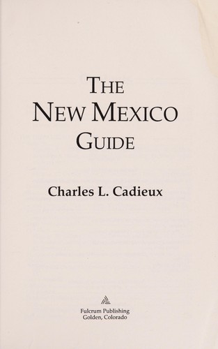 Cover for The New Mexico guide