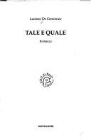 Cover for Tale e quale
