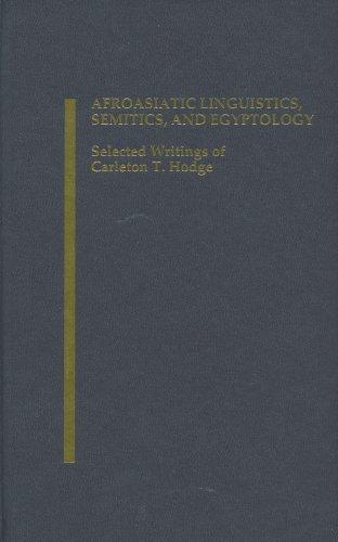 Cover for Afroasiatic Linguistics, Semitics, And Egyptology