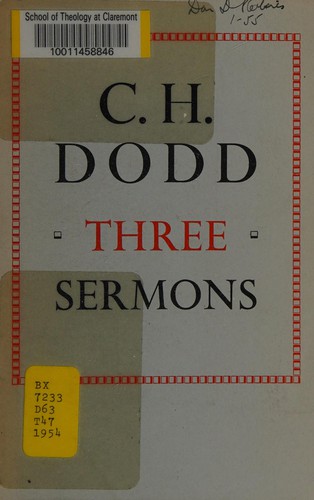 Cover for Three sermons