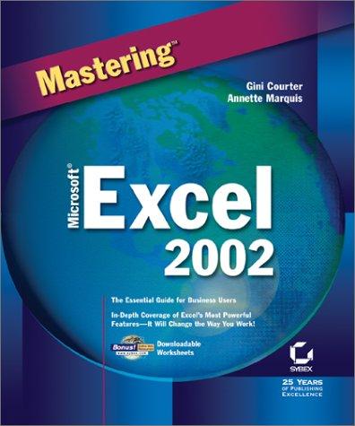 Cover for Mastering Microsoft Excel 2002