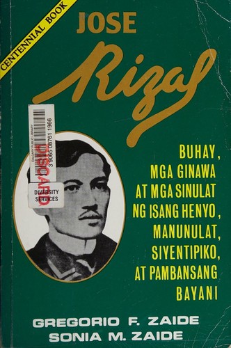 Cover for Jose Rizal