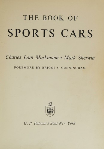 Cover for The book of sports cars