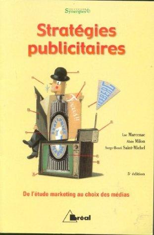 Cover for Stratégies publicitaires 