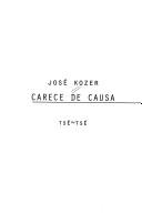 Cover for Carece de causa