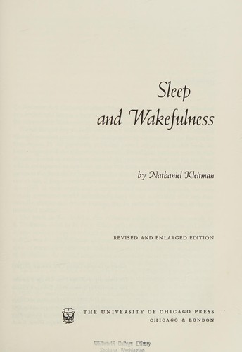 Cover for Sleep and wakefulness.