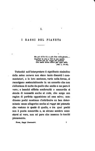 Cover for Saggi danteschi ...