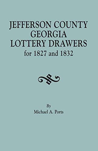 Cover for Jefferson County, Georgia, Lottery Drawers for 1827 and 1832