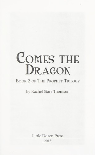 Cover for Comes the dragon