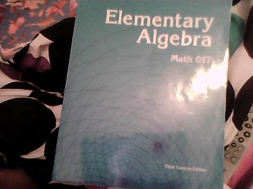 Cover for Elementary Algebra