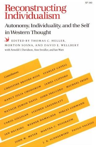 Cover for Reconstructing Individualism