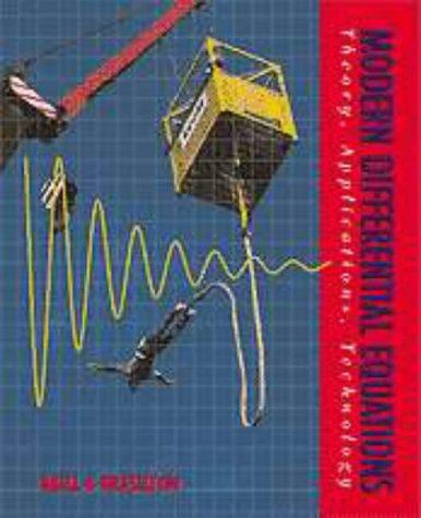 Cover for Modern differential equations