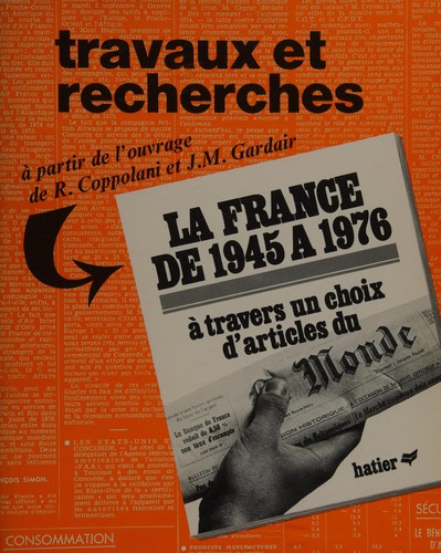 Cover for La France de 1945 à 1976